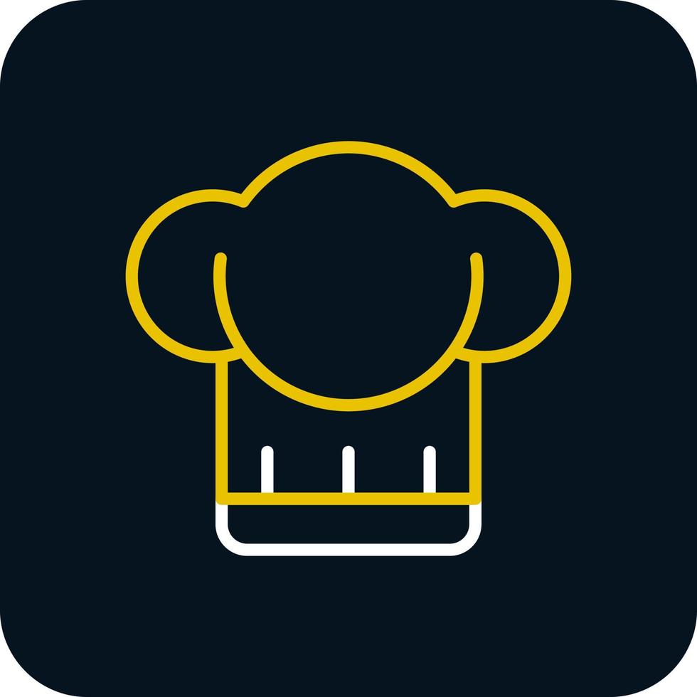 diseño de icono de vector de sombrero de chef