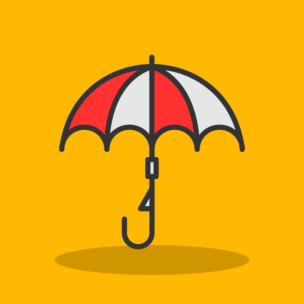 Umbrella Vector Icon Design