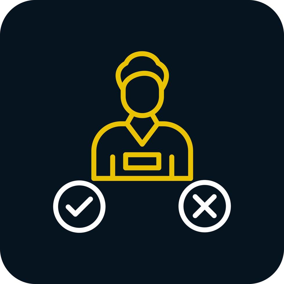 Decision Making Vector Icon Design