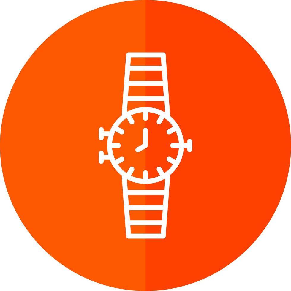 diseño de icono de vector de reloj de pulsera