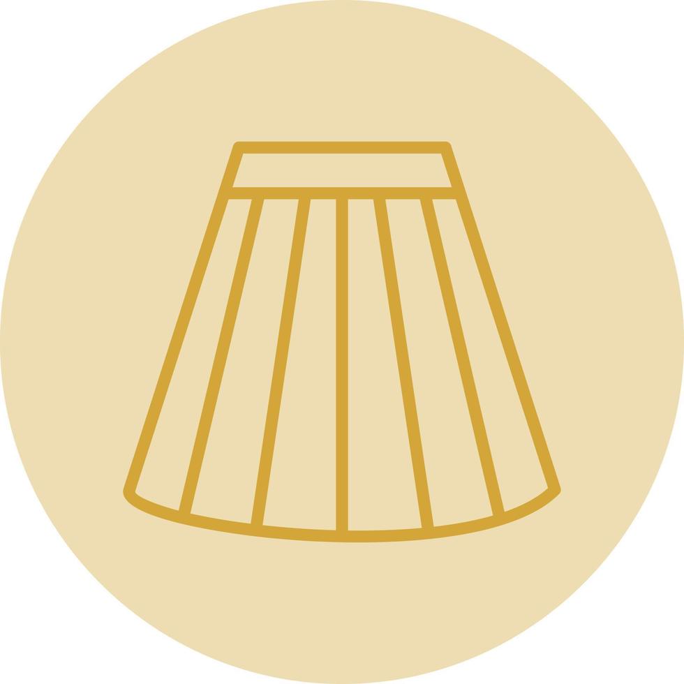 Skirt Vector Icon Design