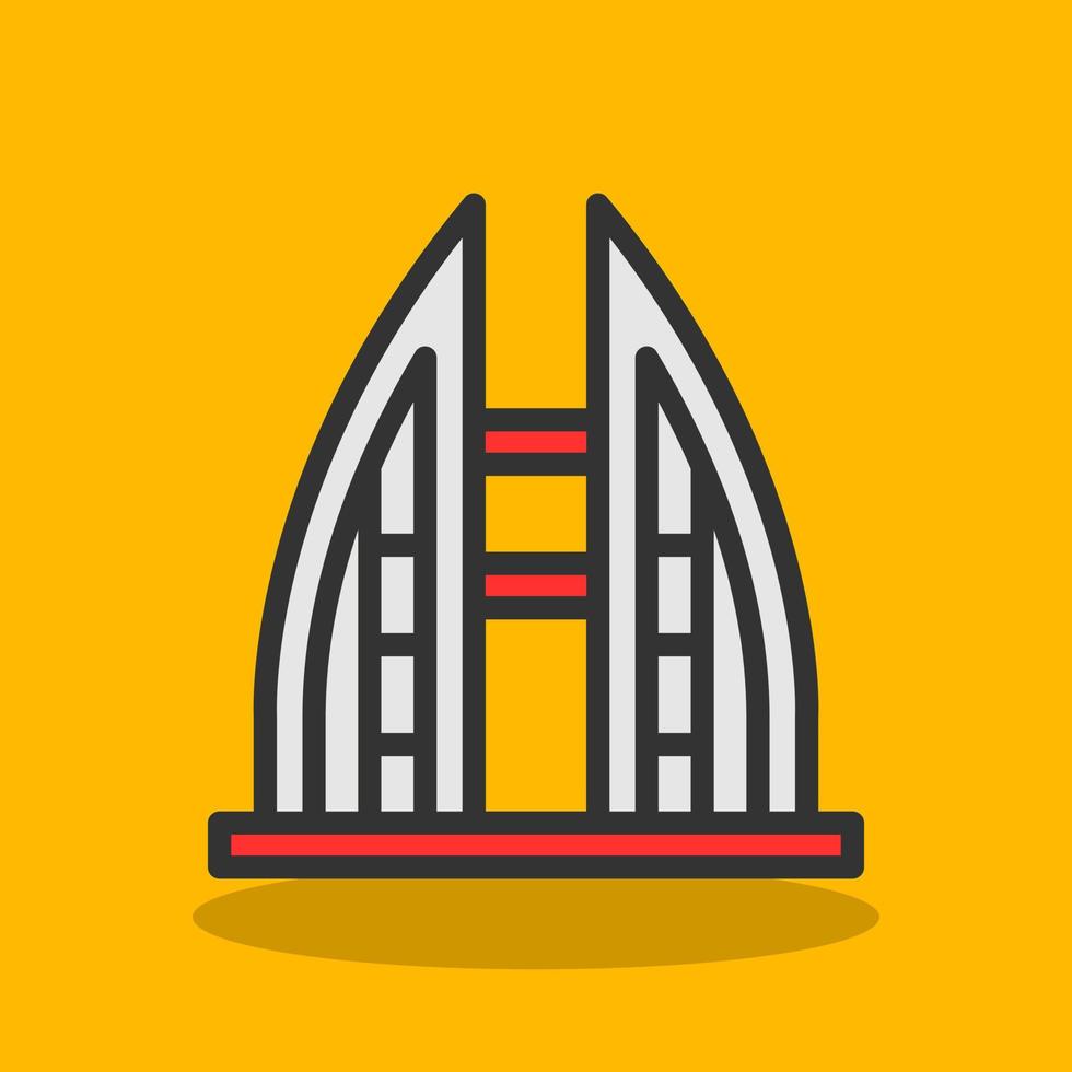 Bahrain Vector Icon Design