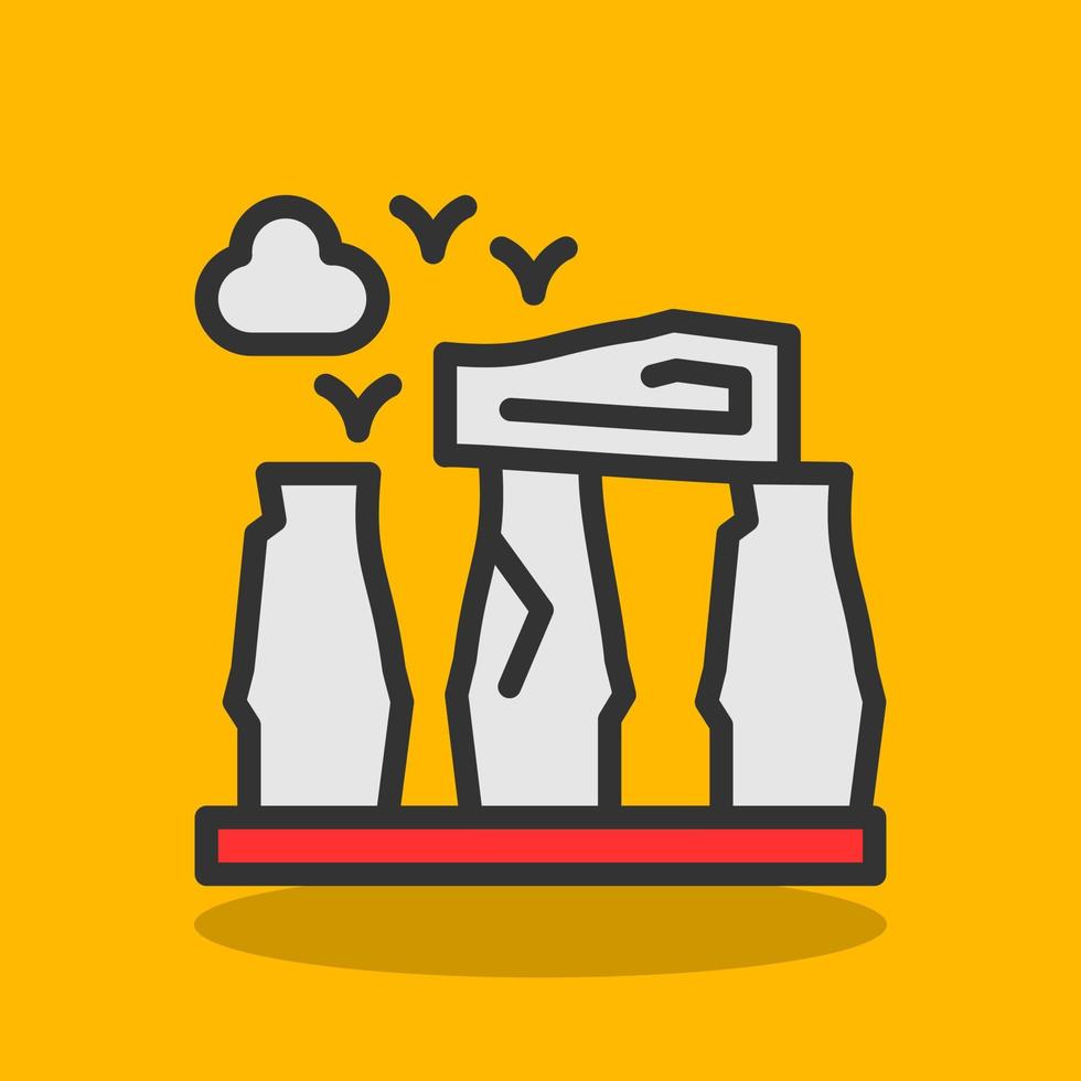 Stonehenge Vector Icon Design