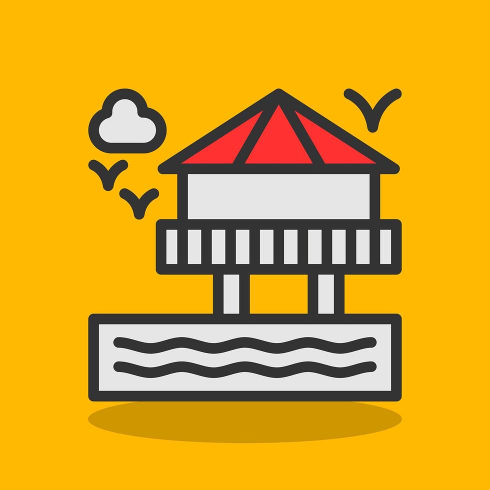 Resort Vector Icon Design