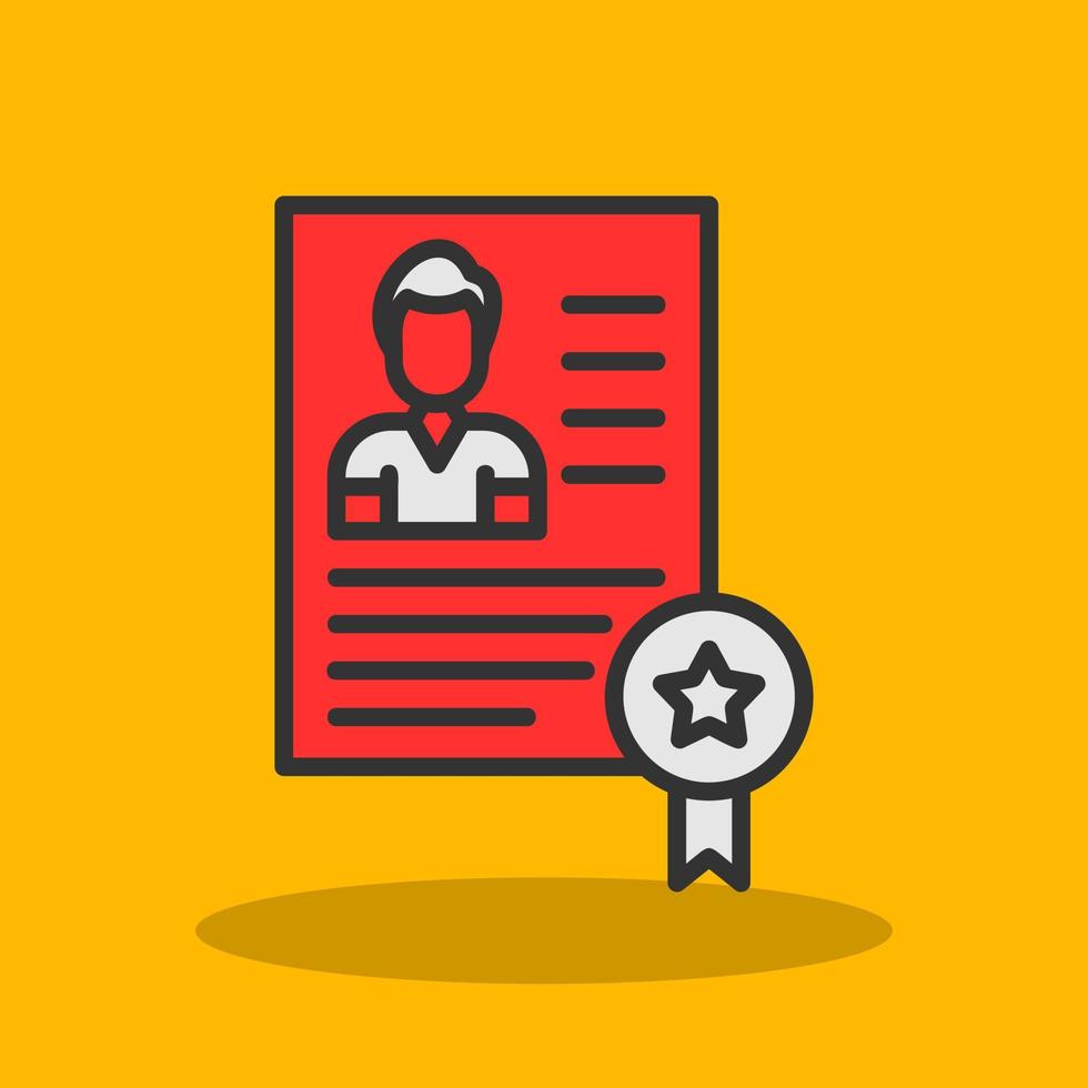 Certificate Vector Icon Design