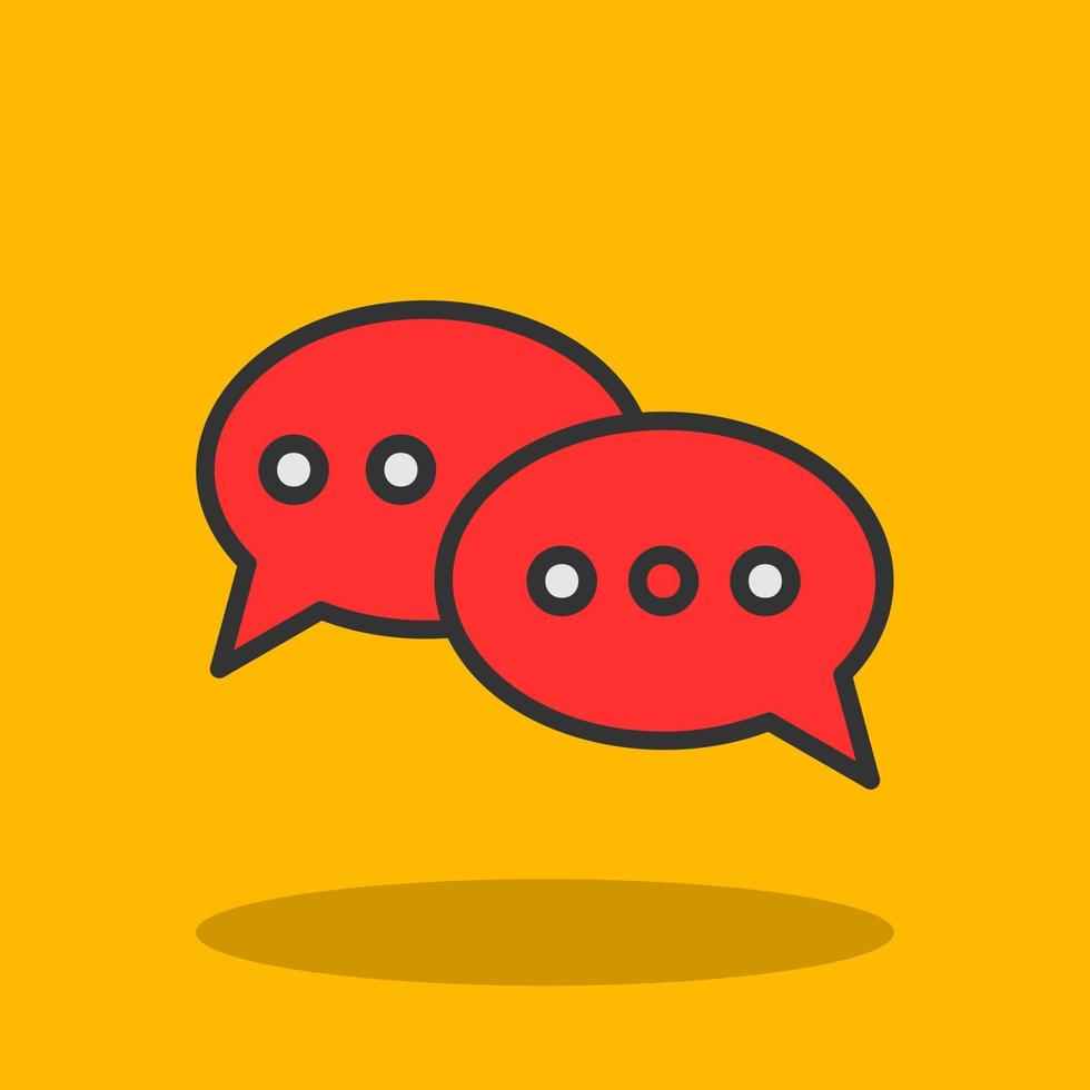 Conversation Vector Icon Design