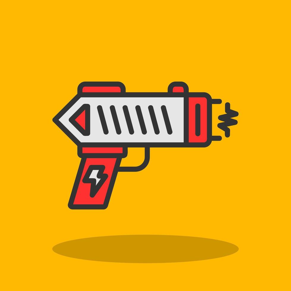 diseño de icono de vector de pistola de aturdimiento