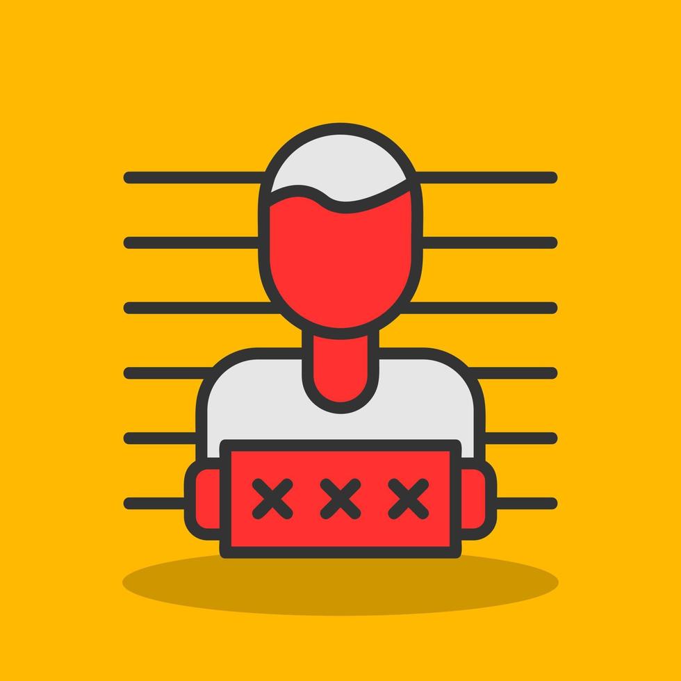 Mugshot Vector Icon Design
