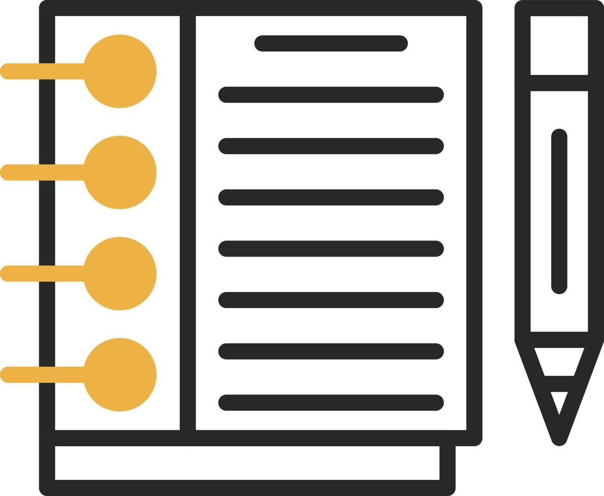 Sketchbook Vector Icon Design