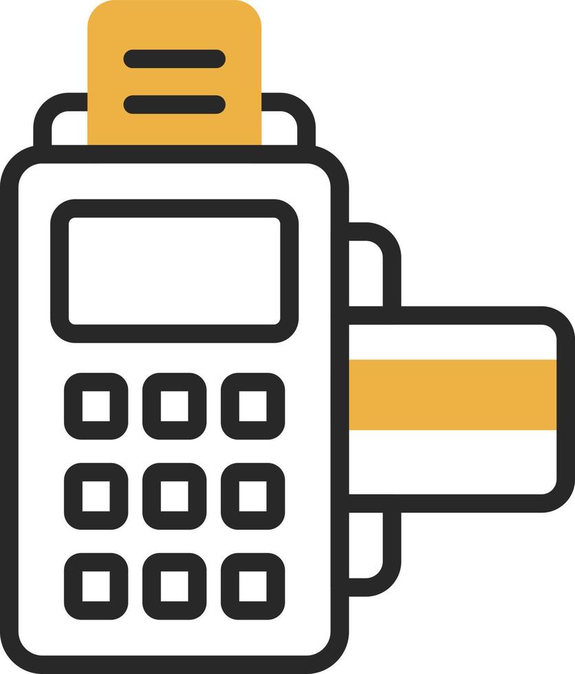 Cashier Machine Vector Icon Design