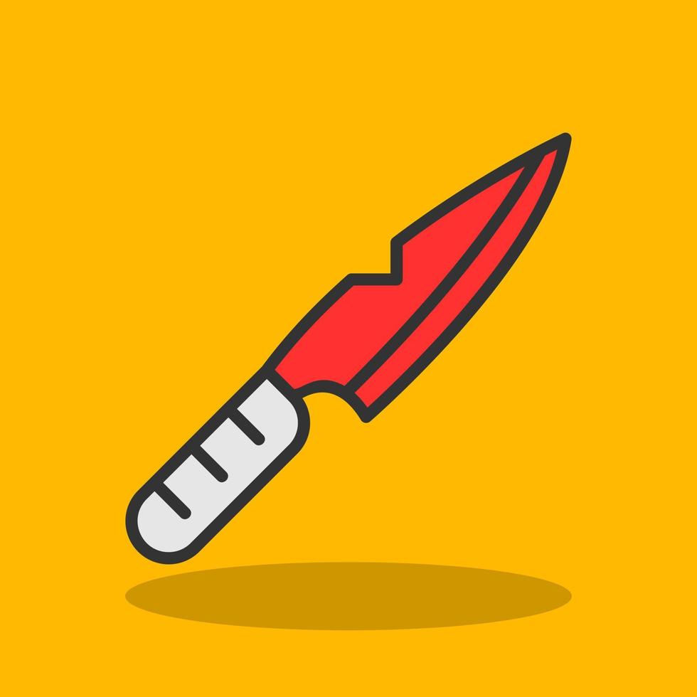 diseño de icono de vector de cuchillo