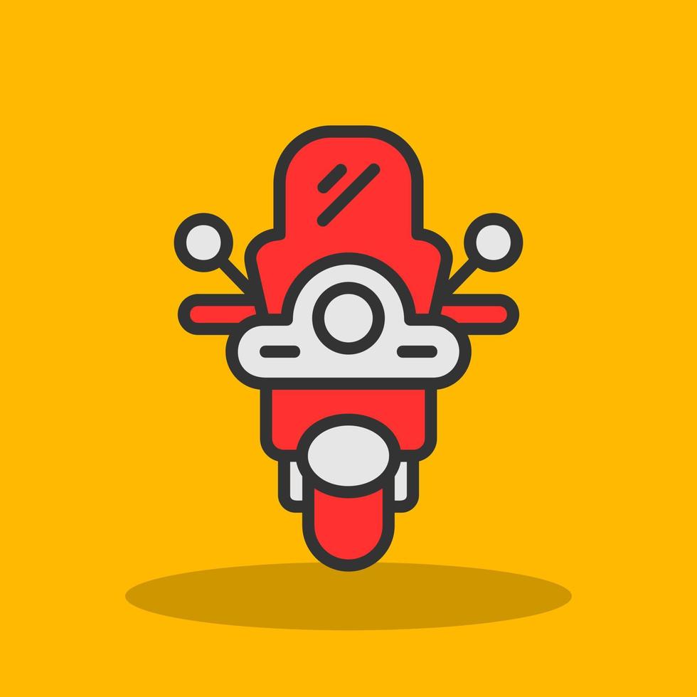 Motorbike Vector Icon Design