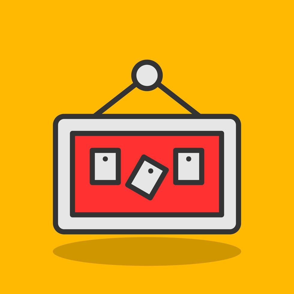 Pinboard Vector Icon Design