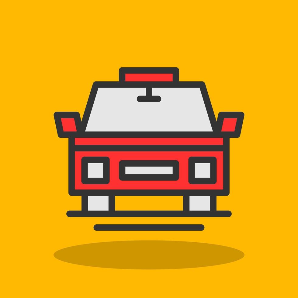 Taxi Vector Icon Design
