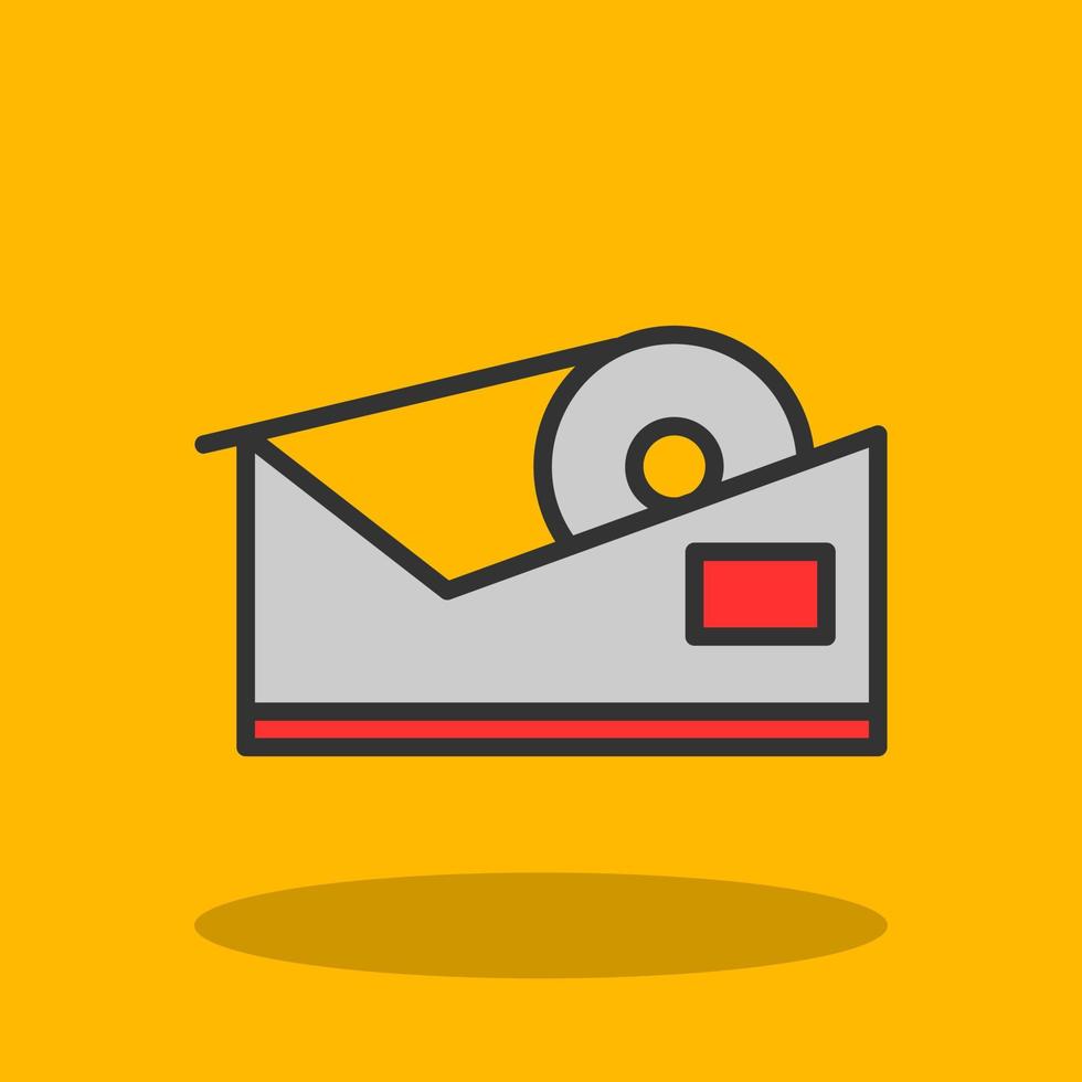 Scotch Tape Vector Icon Design