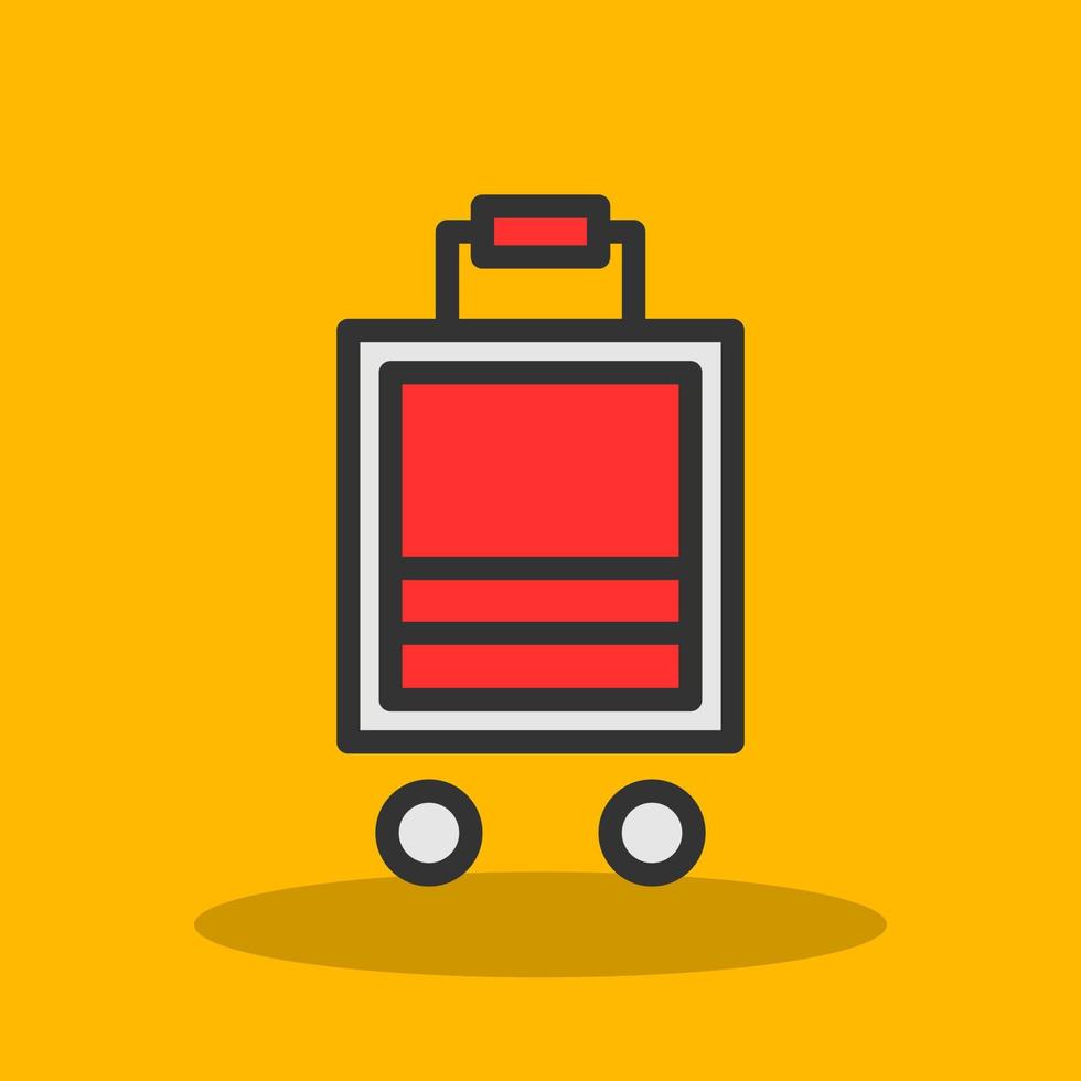 Baggages Vector Icon Design