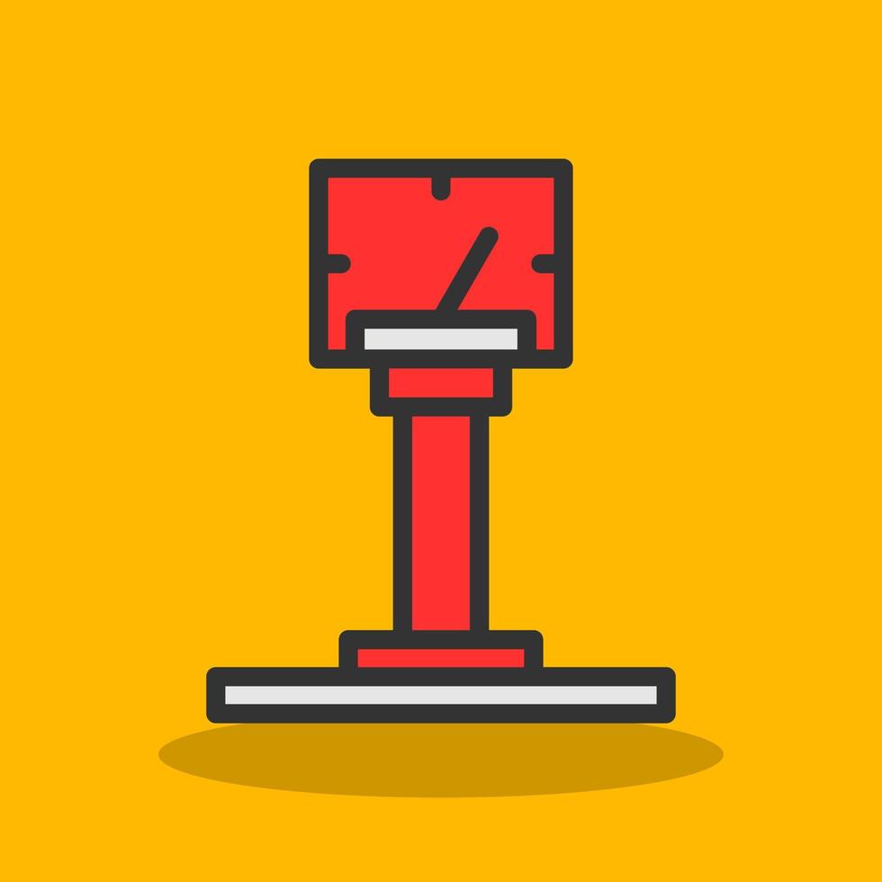 Parking Meter Vector Icon Design