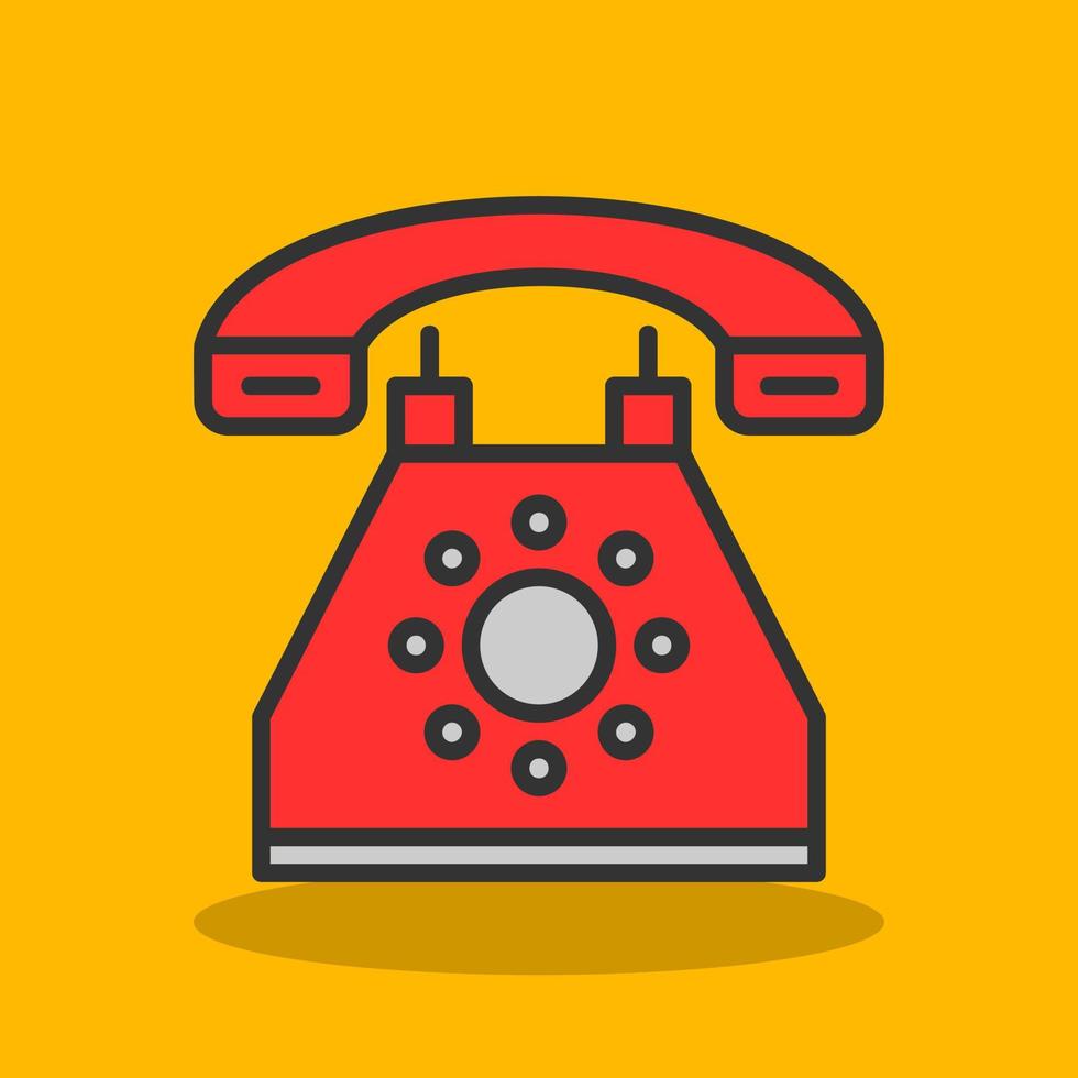 Telephone Vector Icon Design