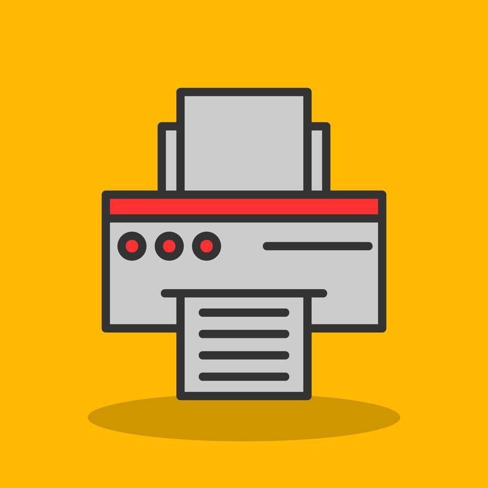 Printer Vector Icon Design