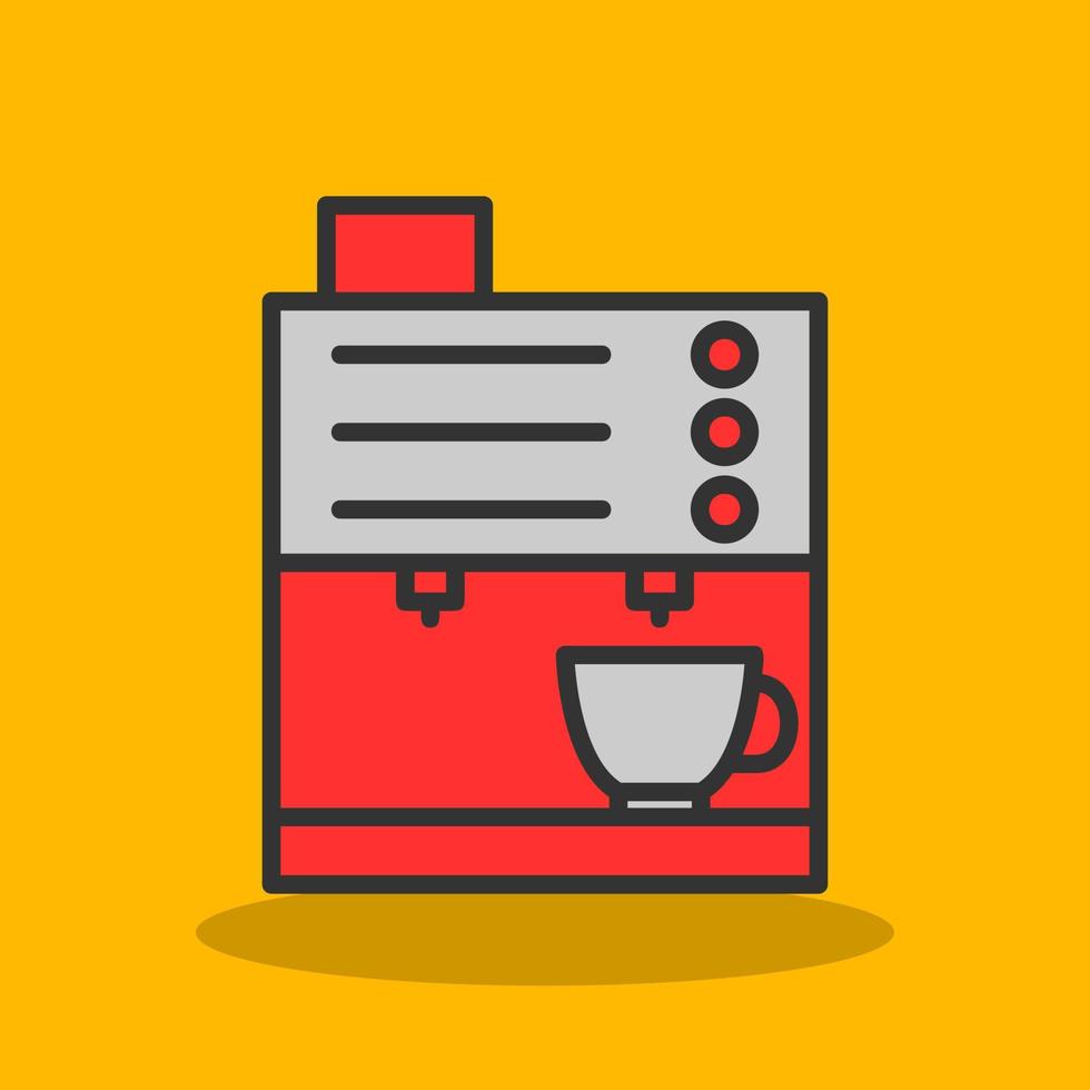 diseño de icono de vector de máquina de café