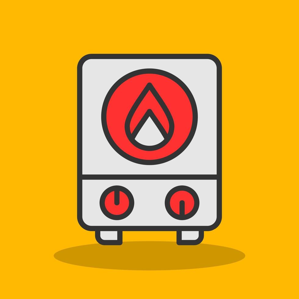 Water Heater Vector Icon Design