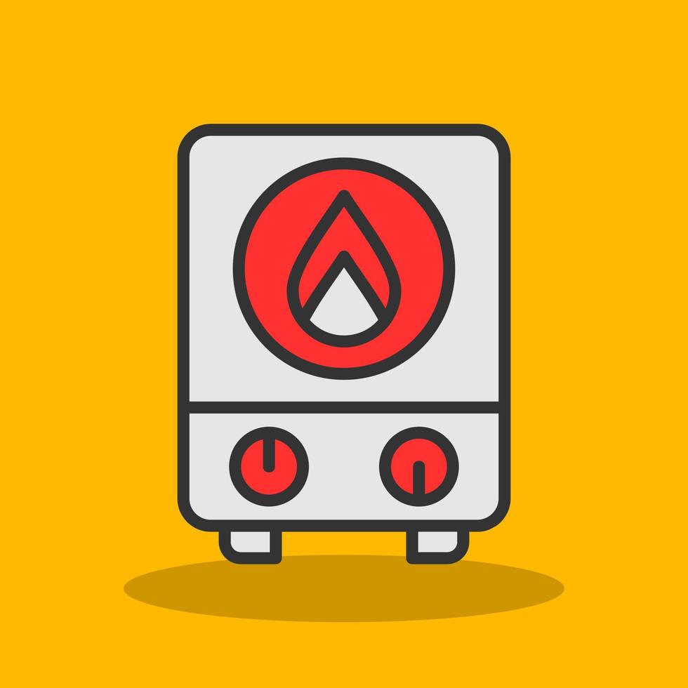 Water Heater Vector Icon Design