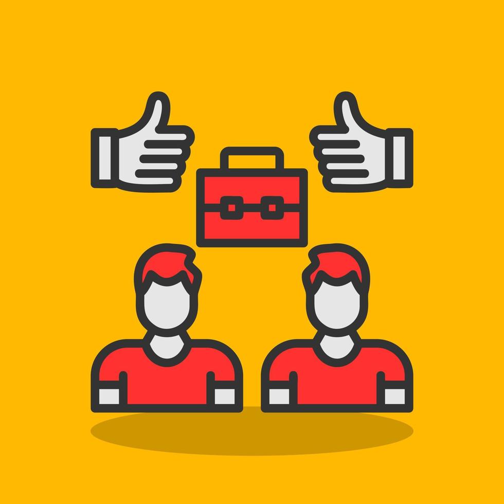 Partnership Vector Icon Design