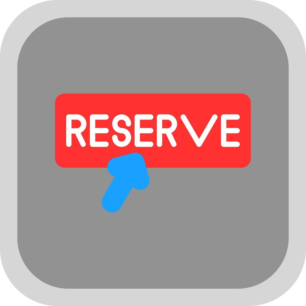 diseño de icono de vector de reserva