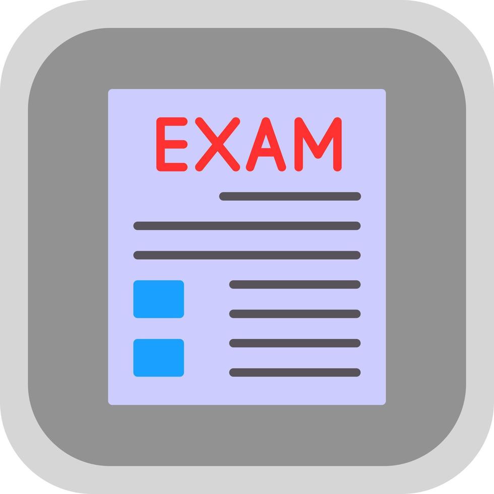 diseño de icono de vector de examen