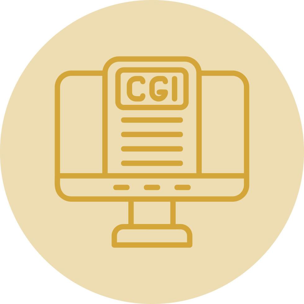 Cgi Vector Icon Design