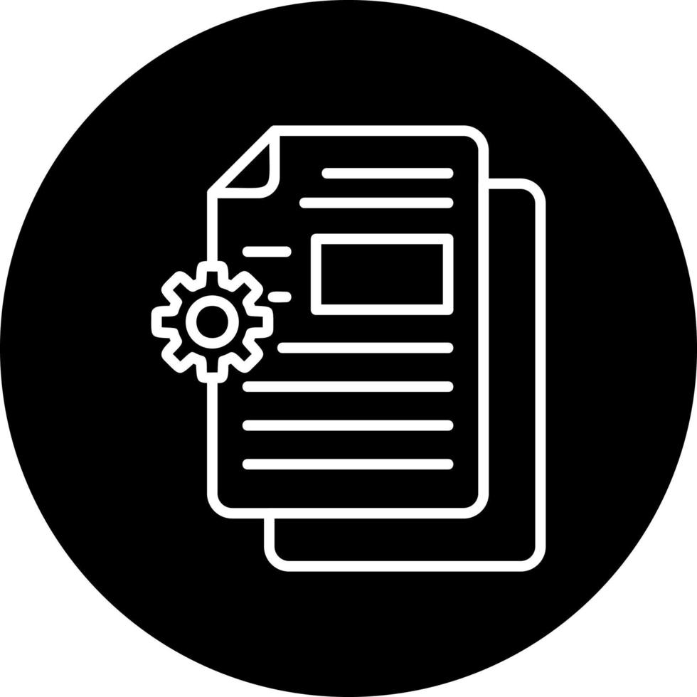 Content Management Vector Icon