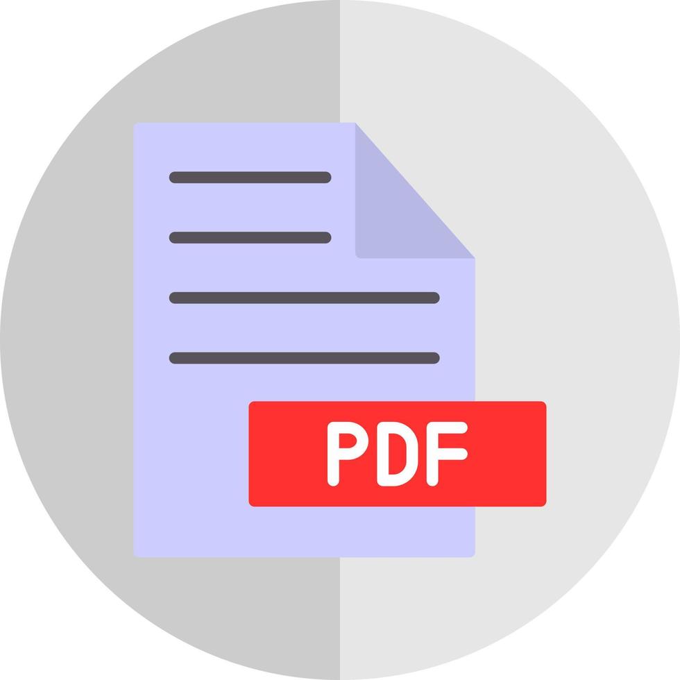 Pdf Vector Icon Design