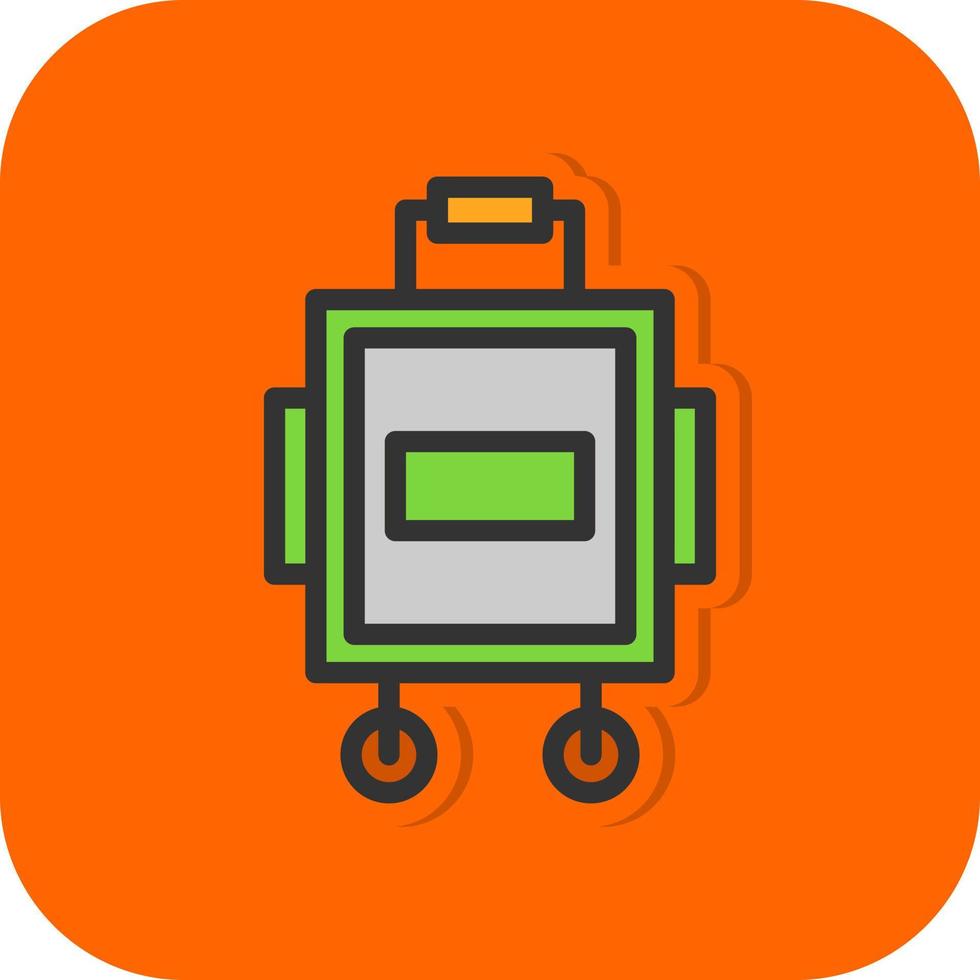 Luggage Vector Icon Design