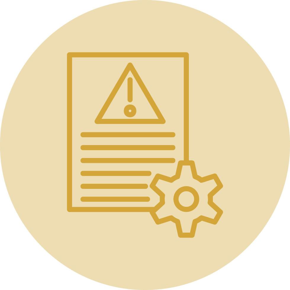 Risk Management Vector Icon Design