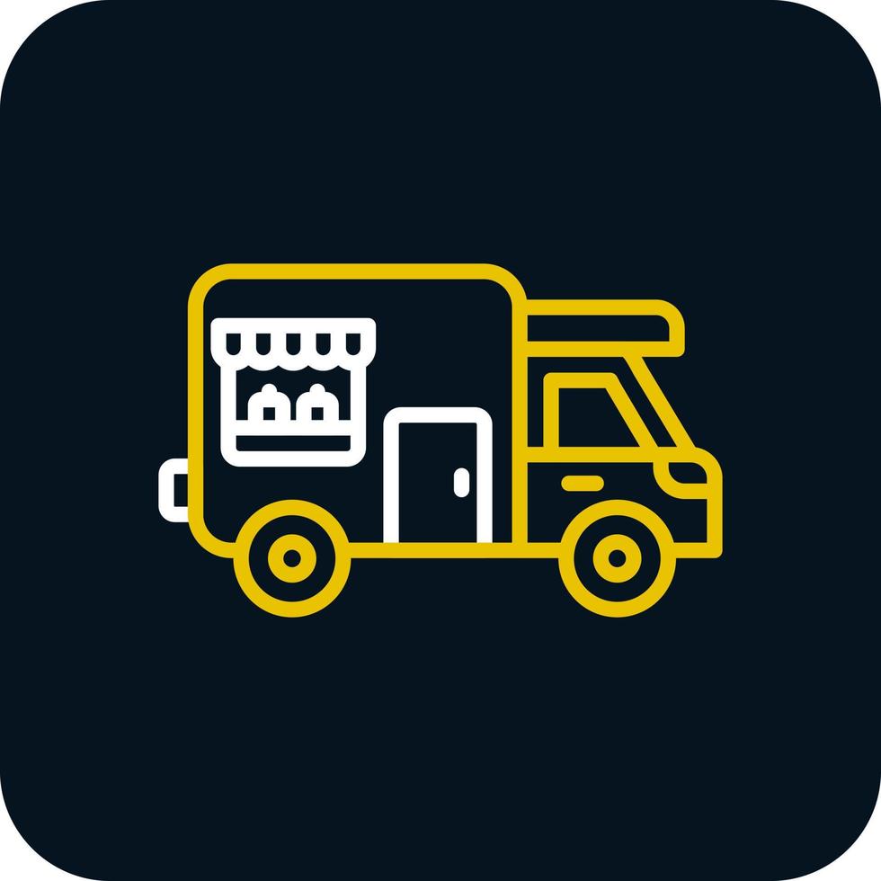 Food Truck Vector Icon Design