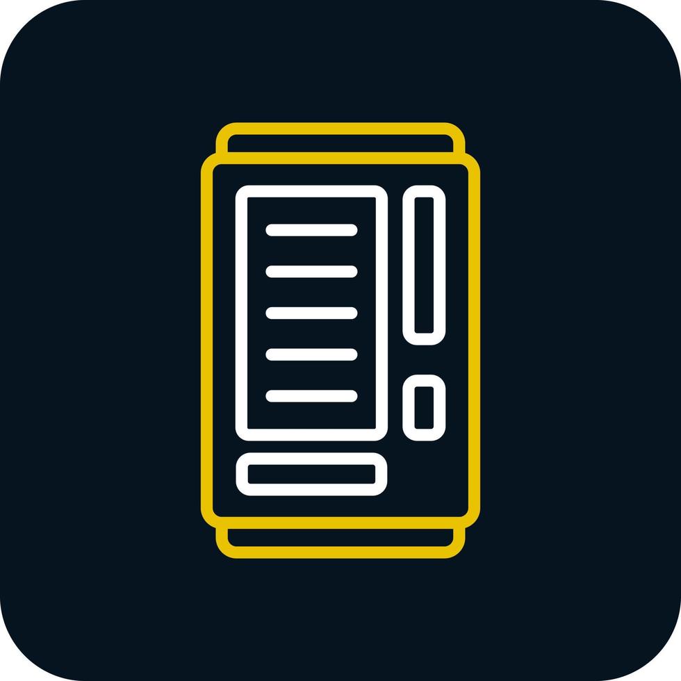 Vending Machine Vector Icon Design