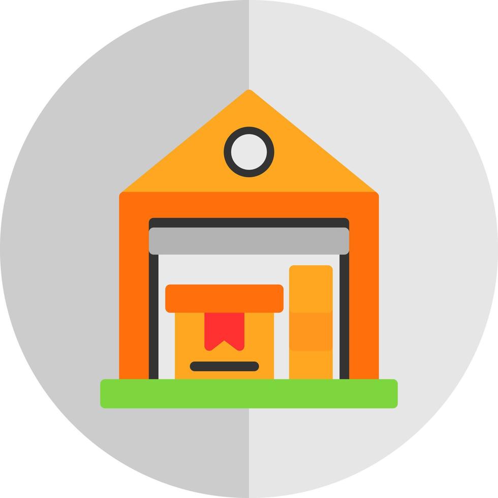 Warehouse Vector Icon Design