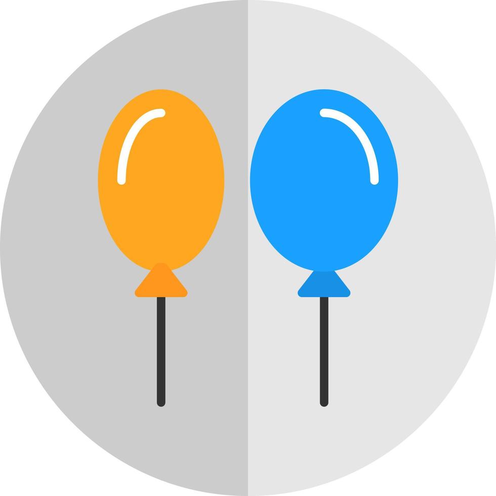 diseño de icono de vector de globos