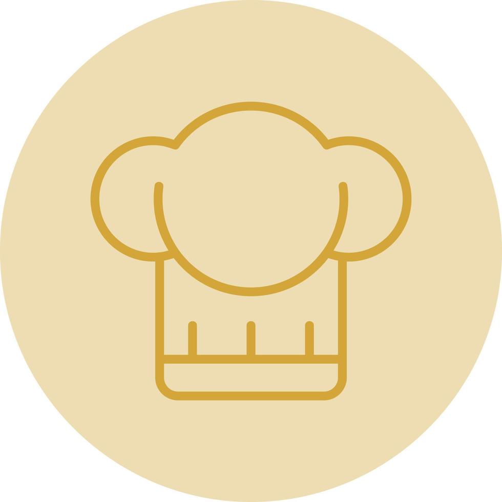 diseño de icono de vector de sombrero de chef