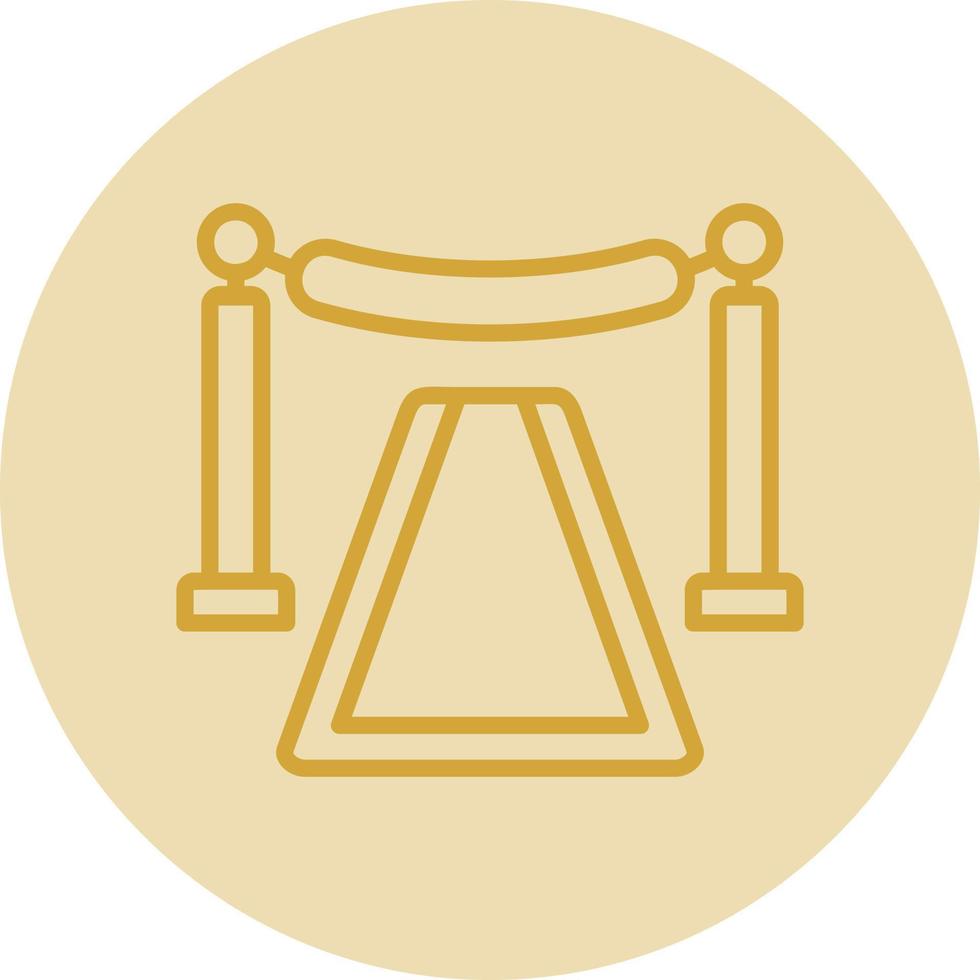 Red Carpet Vector Icon Design