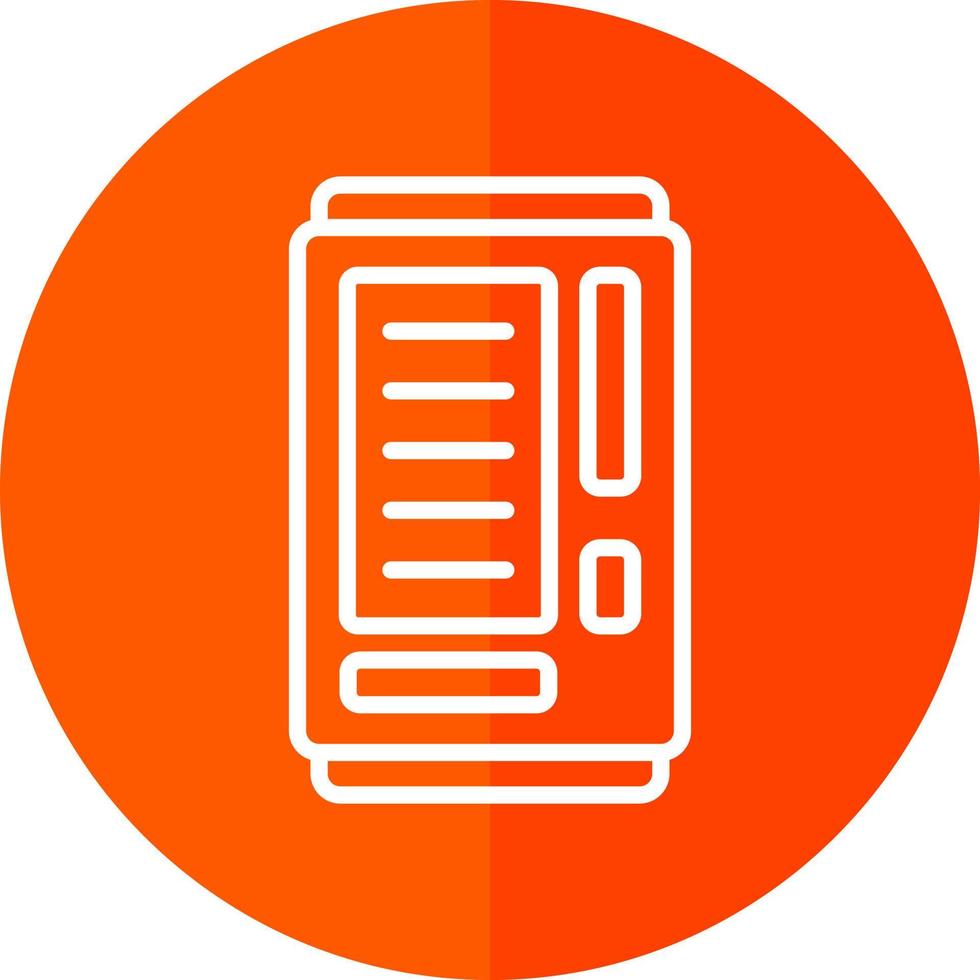 Vending Machine Vector Icon Design