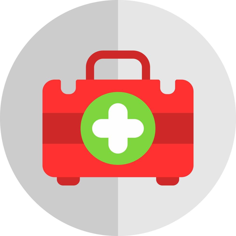 First Aid Kit Vector Icon Design