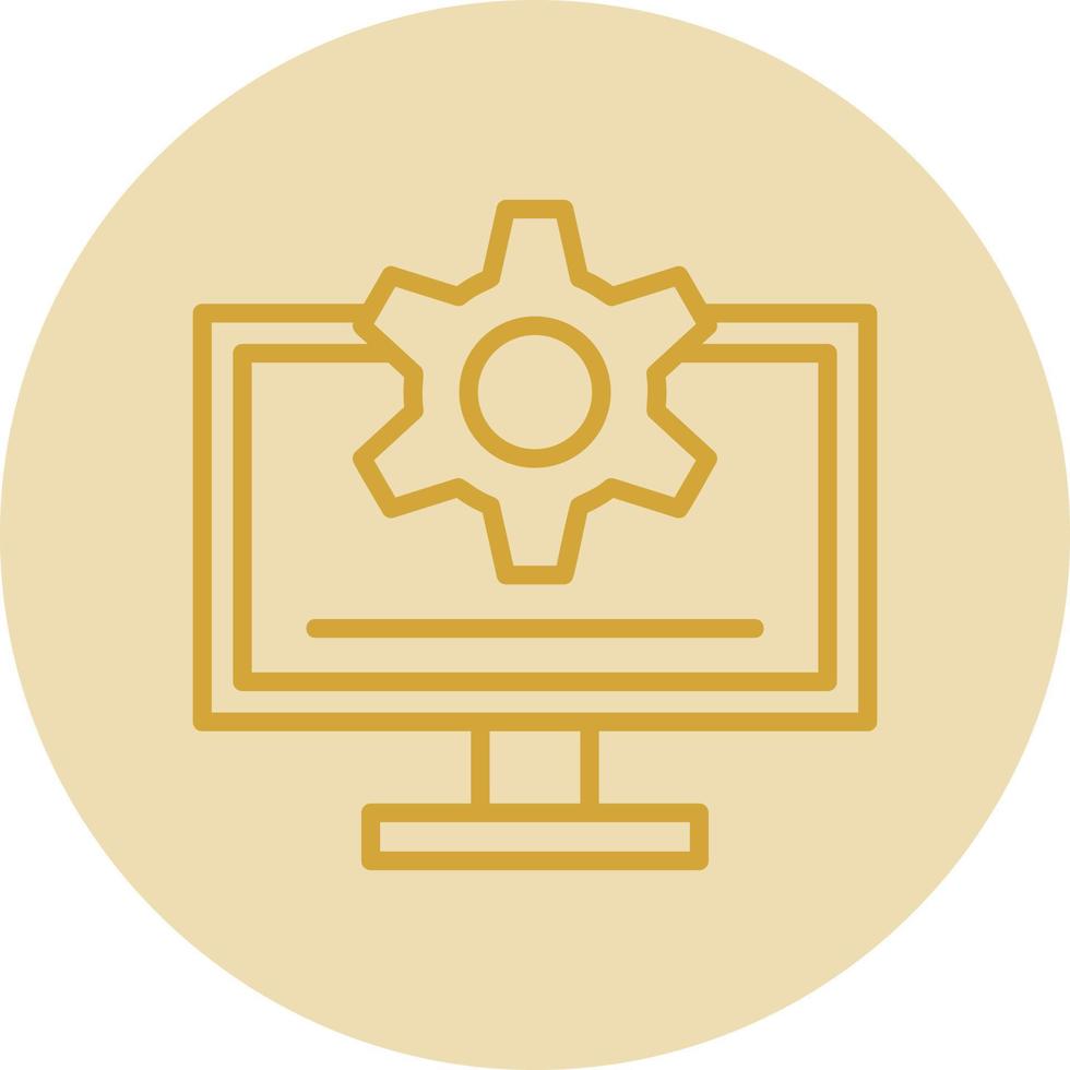 Monitor Vector Icon Design