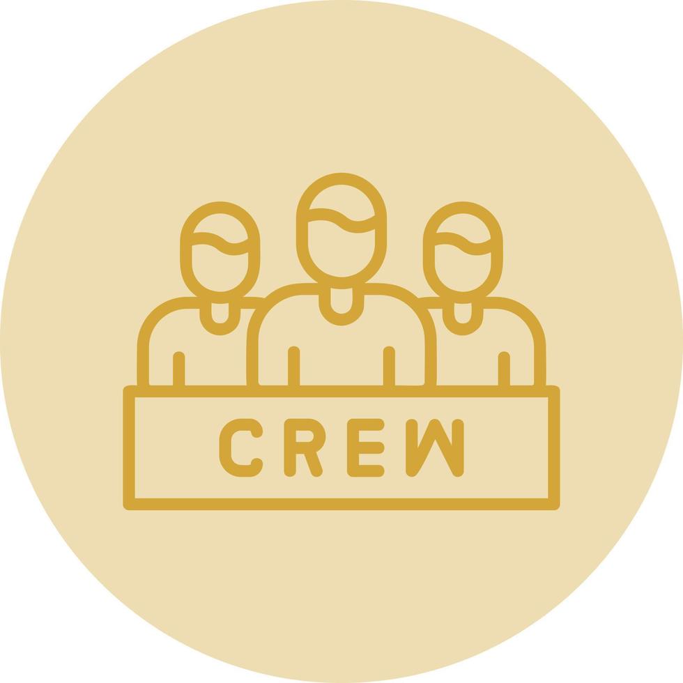 Crew Vector Icon Design