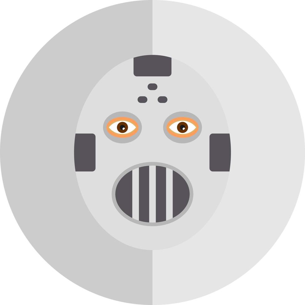 Hockey Mask Vector Icon Design