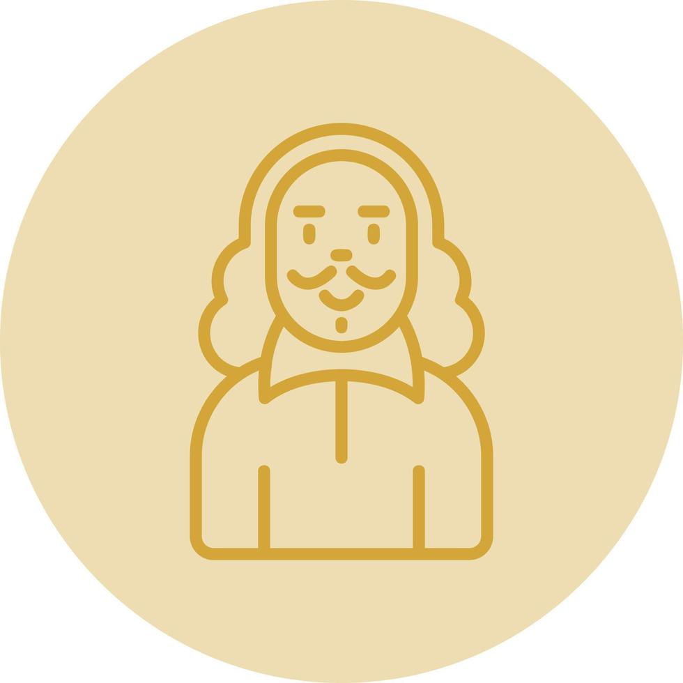 Shakespeare Vector Icon Design