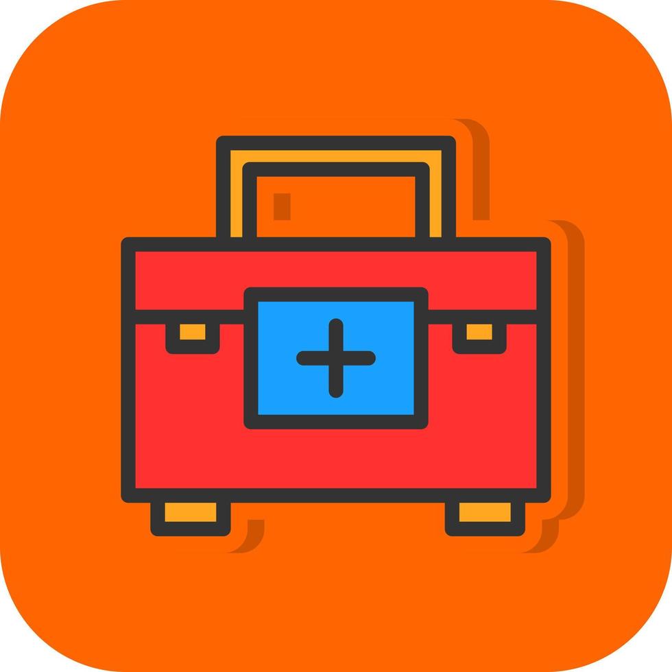 First Aid Kit Vector Icon Design