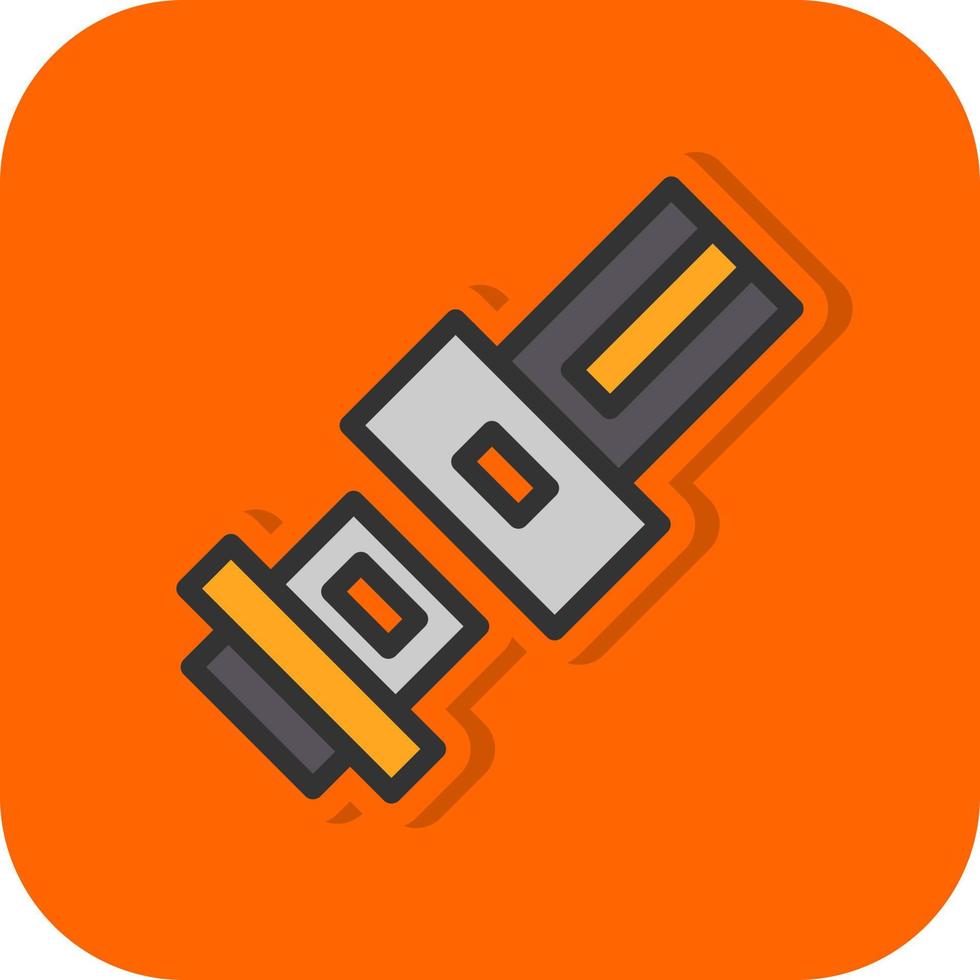 Safety Belt Vector Icon Design