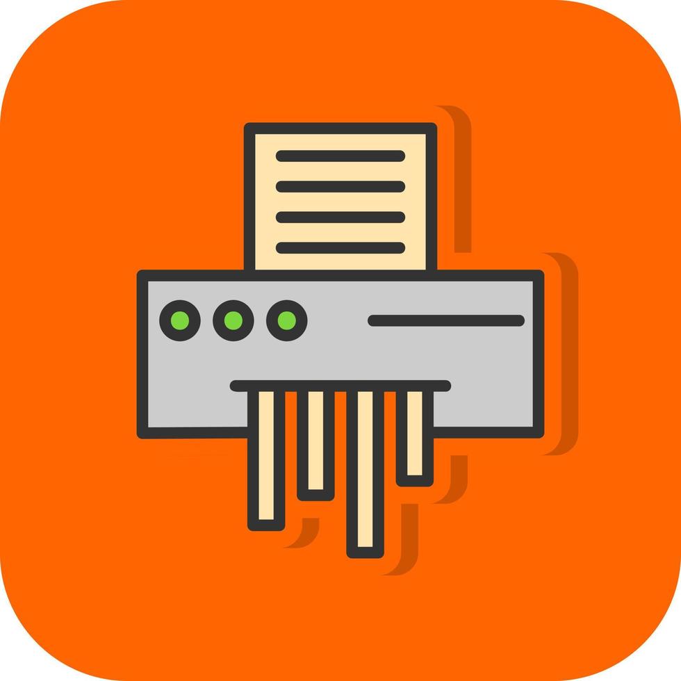 Paper Shredder Vector Icon Design