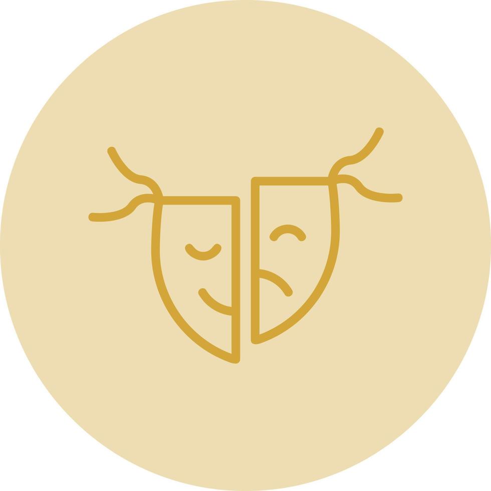 Tragedy Vector Icon Design